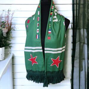 Heineken Red Green World Flag Promotional Collectors Scarf